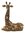 Giraffe Sitting Diamante Jewelled Trinket Box or Figurine