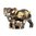 Elephant & Calf Diamante Decorated Jewelled Trinket Box
