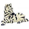 Zebra Lying Diamante Decorated Jewelled Trinket Box