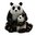 Panda with Baby Diamante Decorated Jewelled Trinket Box