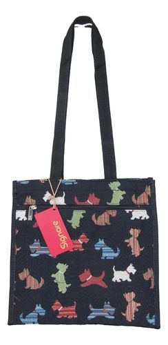 Scottish Terrier Dog Shopper Bag Tote Bag Signare Tapestry