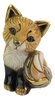 Rinconada De Rosa Red Baby Fox Cub Collectable Figurine