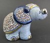 Rinconada De Rosa Blue Confetti Elephant Collectable Figurine
