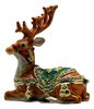 Christmas Reindeer Trinket Box Collectible Trinket Box