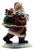 Christmas Santa w Giftsbag Trinket Box