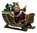 Christmas Santa Sleigh w Gifts Trinket Box