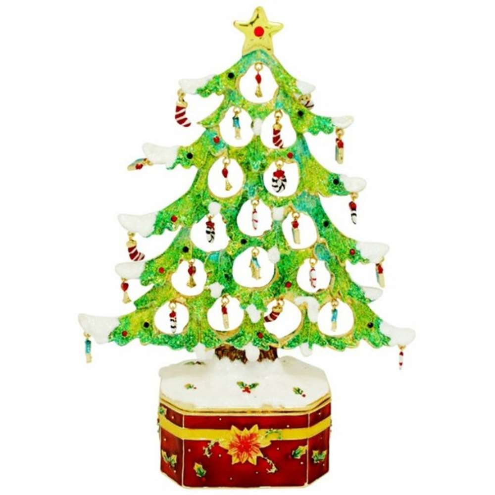 Christmas Large Xmas Tree Trinket Box
