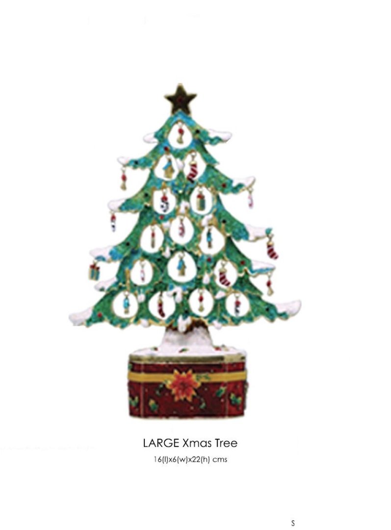 Buy Christmas Large Xmas Tree Trinket Box