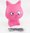 Katy the Cat Night Light LED Hot Pink