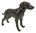 Miniature Porcelain, Weimaraner Dog Figurine