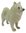 Miniature Porcelain, Samoyed Dog Figurine