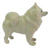Miniature Porcelain, Samoyed Dog Figurine