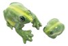 Miniature Porcelain Tiny Frog Figurines Mother & baby