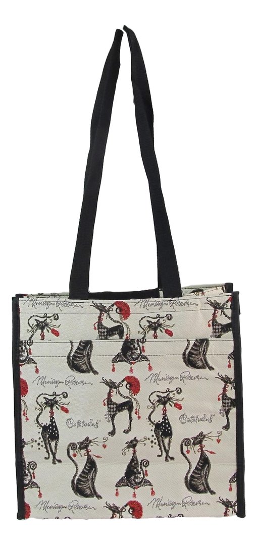 Tapestry &quot;Catitude&quot; Shopper Bag/Tote Bag - Signare | eBay