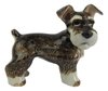 Miniature Porcelain Miniature Schnauzer Figurine Appr3cm H