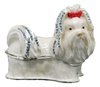 Shih Tzu Dog Jewelled Trinket Box or Figurine