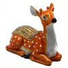Deer Sitting Jewelled Trinket Box or Figurine