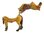 Buckskin Horse Trinket Box or Figurine - Western Saddle