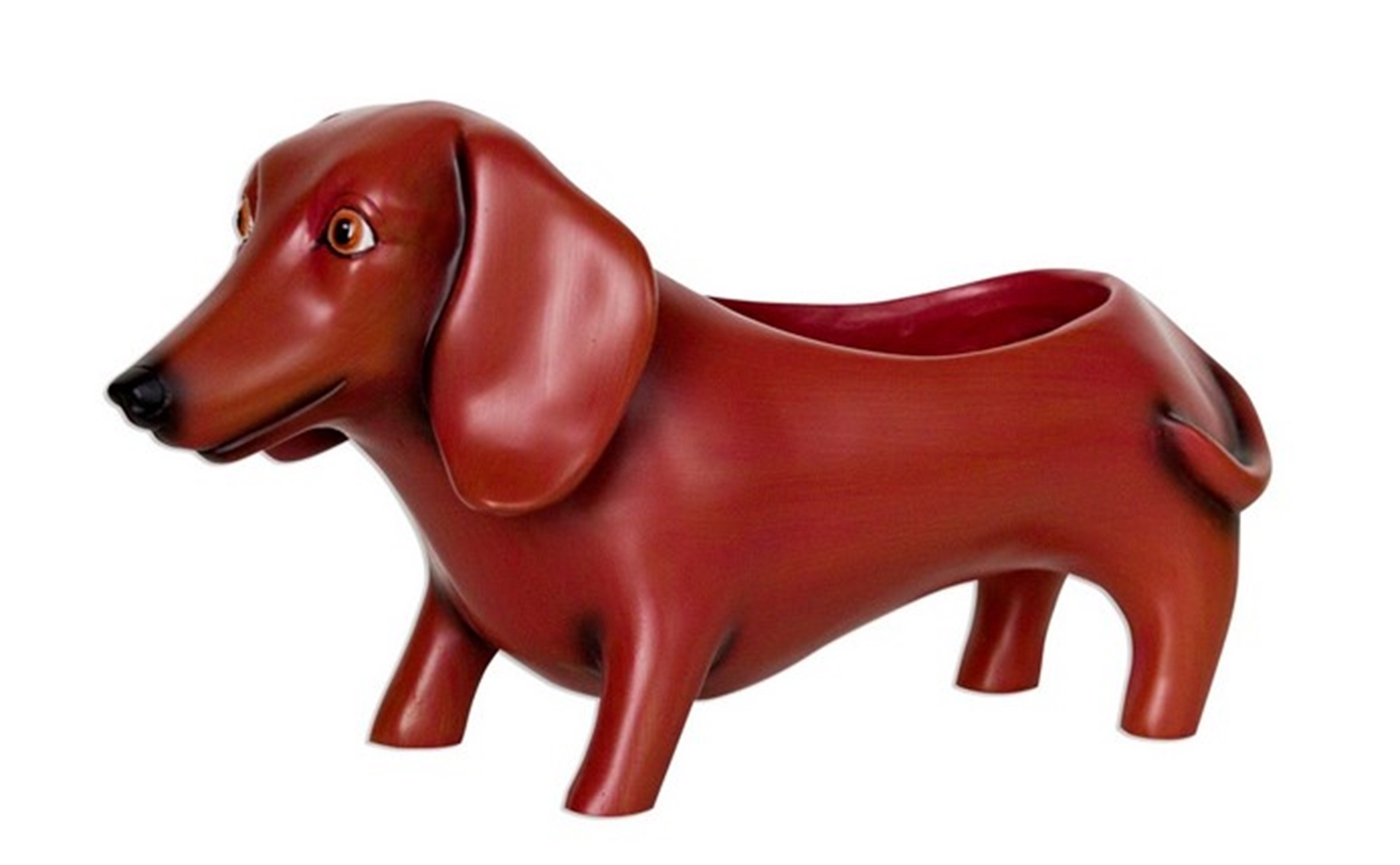 Dog Pot Planter Ceramic Dachshund Allen Designs 32cm L Dog Pot Planter Ceramic Dachshund Allen Designs 32cm L