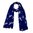 Horse Scarf - Royal Blue White Fantasy horses Appr 180cm Long