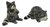 Raccoon Ceramic Salt & Pepper Shakers