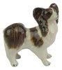 Miniature Ceramic Papillon Standing Dog Figurine