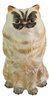 Persian Cat Ceramic Money Box or Figurine 19cm High