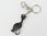 Cat Key Ring - Pewter - Carded