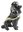 Poodle Sitting Dog Jewelled Trinket Box or Figurine - Black
