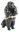Poodle Sitting Dog Jewelled Trinket Box or Figurine - Black