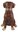 Labrador Dog Ceramic Money Box or Figurine 20cm High - Brown