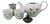 Cat Face Herbal Teapot with 2 Mini Cups & Infuser Filter