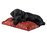 Border Fine Arts- Black Labrador Pup Resting Dog Figurine