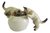 Miniature Porcelain, Hand Painted Siamese Cats on Bowl