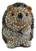 Hedgehog Diamante Jewelled Trinket Box or Figurine (Upright)