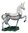 Unicorn Trinket Box or Figurine - White Blue Diamante