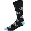 Bamboozld Socks Aus Design Womens Size 2-8 Elephant Blk/Blue
