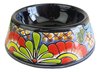 Mexican Talavera Dog Water Bowl Made in Mexico Ceramic 20cm