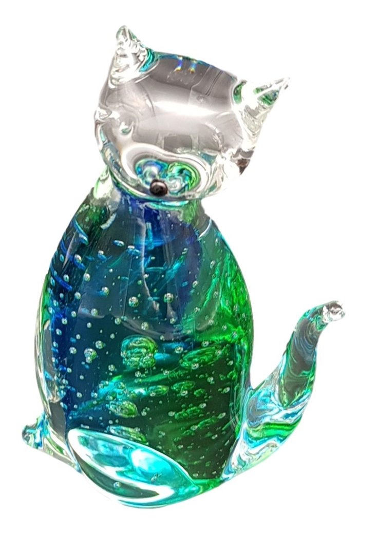 Blue cat glass clearance