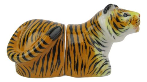 Buy Tiger Porcelain Big Cat Salt Pepper Shakers 2 Pieces