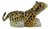 Leopard Porcelain Big Cat Salt & Pepper Shakers - 2 Pieces