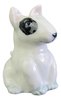 Miniature Porcelain Bull Terrier Dog Thimble figurine 3.5cm H