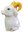 Miniature Porcelain Goat Thimble figurine 3.5cm H