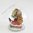 RAZ Yorkshire Terrier Christmas Dog Glass Dome Xmas Ornament