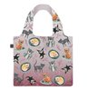 Cat House Foldable Shopping bag in pouch - Allen Designs