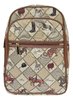 Tapestry Horse Equestrian Sport Large Backpack