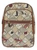 Tapestry Horse Equestrian Sport Large Backpack