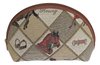 Tapestry Equestrian Sport Horse design Cosmetic Purse