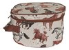 Tapestry Running Horse Riding Helmet Storage Bag