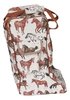 Tapestry Running Horse Tall Riding Boot Storage Bag